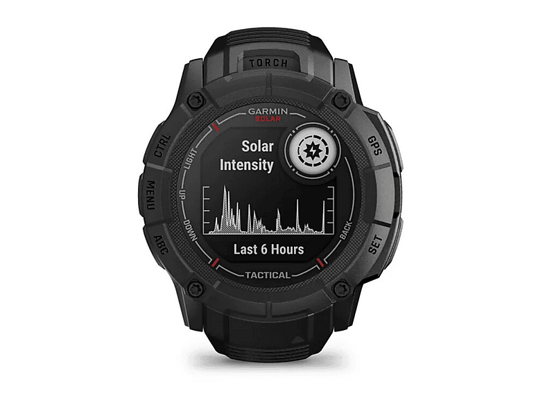 Smartwatch - Garmin Instinct 2X Solar Tactical Edition, Talla única, Polímero, Negro