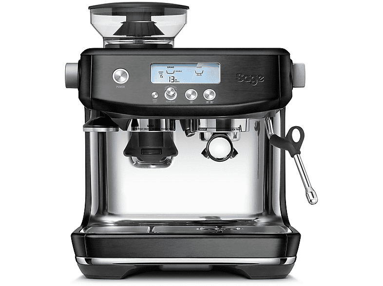 Cafetera express - Sage the Barista Pro, 15 bar, 1650 W, 480 ml, 2 tazas, Negro
