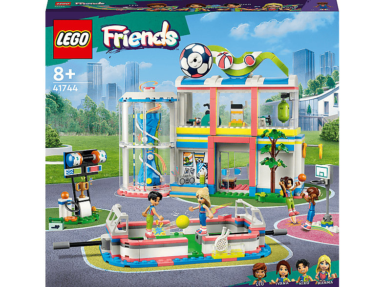 Juego de construcción - LEGO Set de juguetes de construcción LEGO® Friends 41744 Centro Deportivo (832 piezas), edad recomendada: 8 año(s)