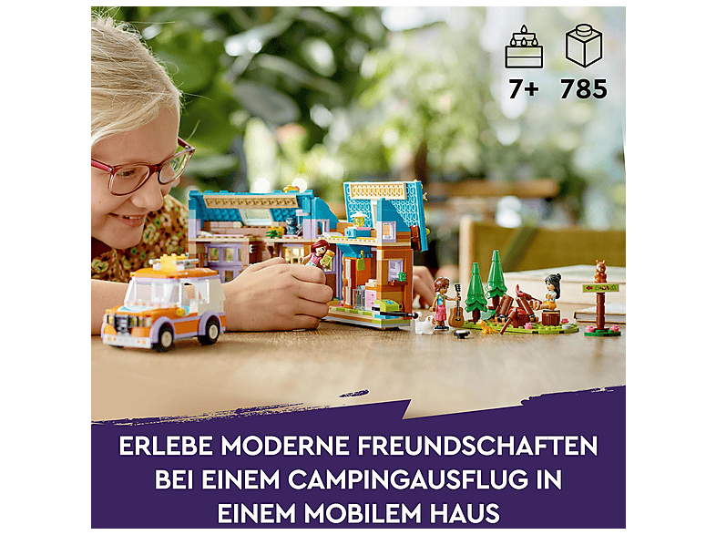 Juego de construcción - LEGO Friends Pequeña Casa Móvil - 41735, edad recomendada: 7 año(s), 785 piezas