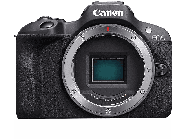 Cámara EVIL - Canon EOS R100/RF-S 18-45MMIS STM, 25,8 megapixel, CMOS, 4K 3840p, Negro
