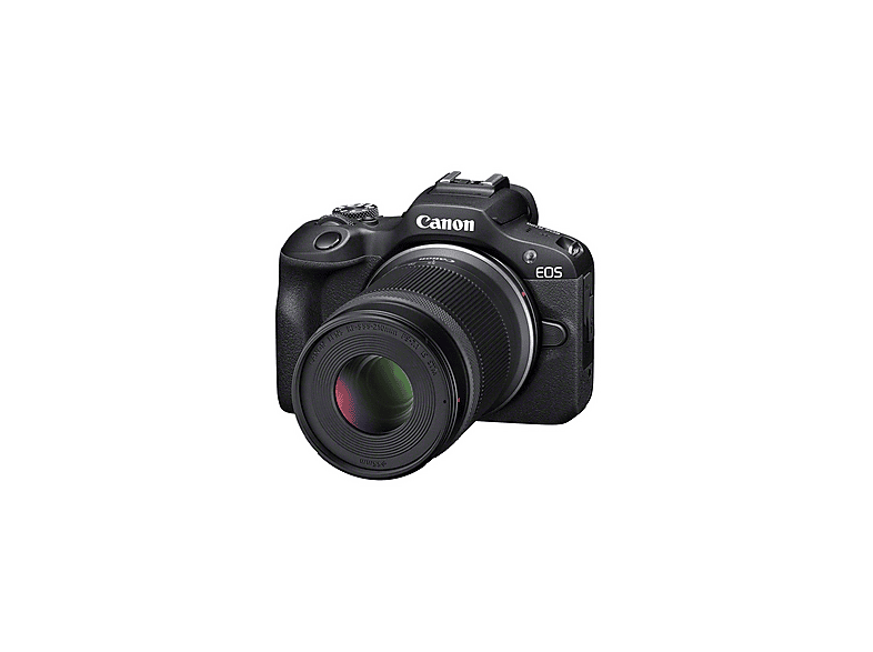 Cámara EVIL - Canon EOS R100/RF-S 18-45MMIS STM + RF-S 55-210MMF5-7.1, 24,1 megapixel, CMOS, 4K 3840p, Negro