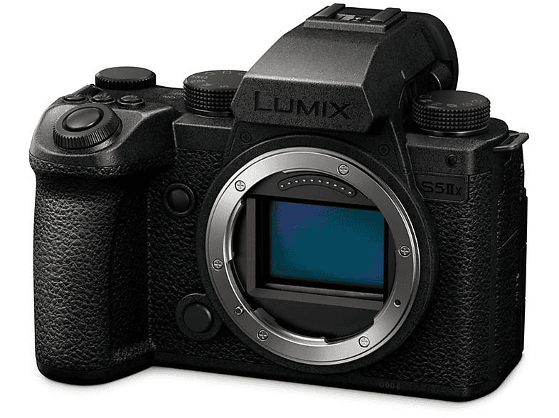 Cámara EVIL - Panasonic Lumix S5IIX, 24 megapixel, CMOS, 5952 x 3968 pixels, Negro