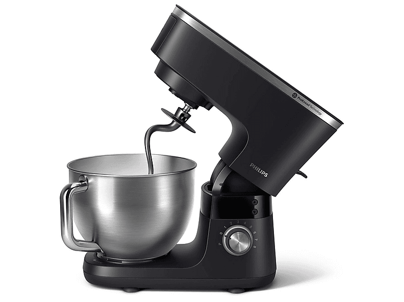 Robot de cocina - Philips HR7962/01, 1000 W, 5,5 l, Negro