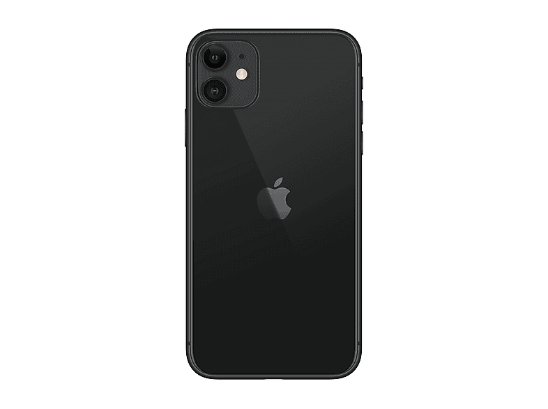 Smartphone - Apple iPhone 11, Zwart / Black, Móvil iOS, 128 GB, 4 GB RAM, 6,1 " LCD, Anti-huellas, Apple A13 Bionic, 3,310 mAh