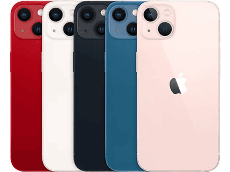 Smartphone - Apple iPhone 13, Black, Móvil iOS, 128 GB, 4 GB RAM, 6,1 " OLED, Ceramic Shield, Anti-huellas, Processor, 3240 mAh