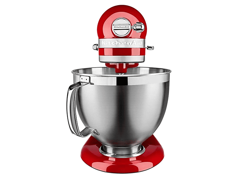Robot de cocina - KitchenAid 5KSM185PSEER, 300 W, 4,8 l, rojo