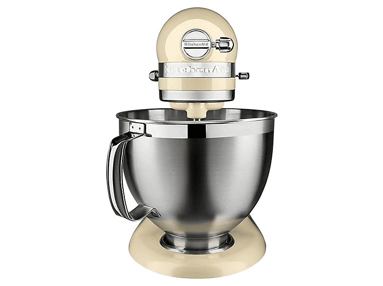 Robot amasador - KitchenAid 5KSM185PSEAC, 300 W, 4,8 l, almendra