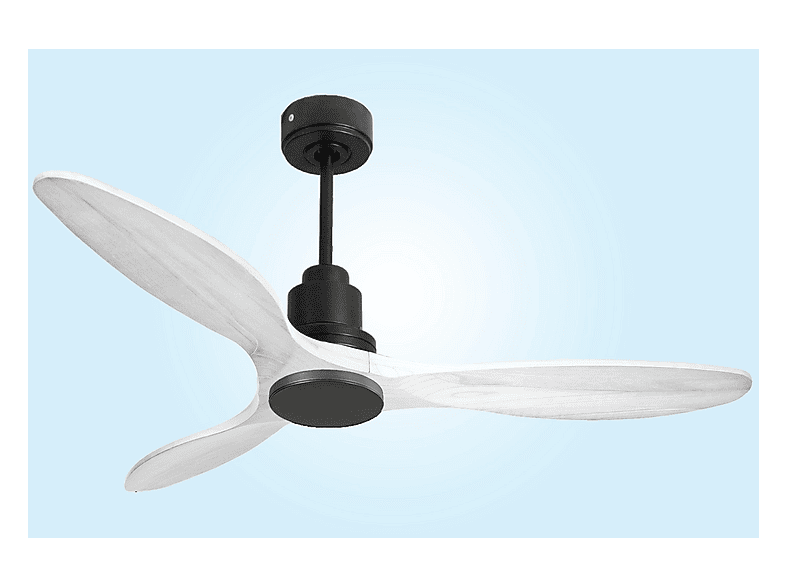 Ventilador de techo - Purline SantoriniD132C0464571, 6 velocidades, Negro