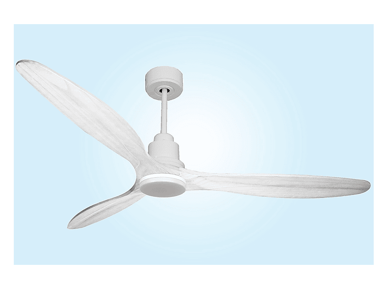 Ventilador de techo - Purline SalD166C04LED64463, 18 W, 6 velocidades, Blanco