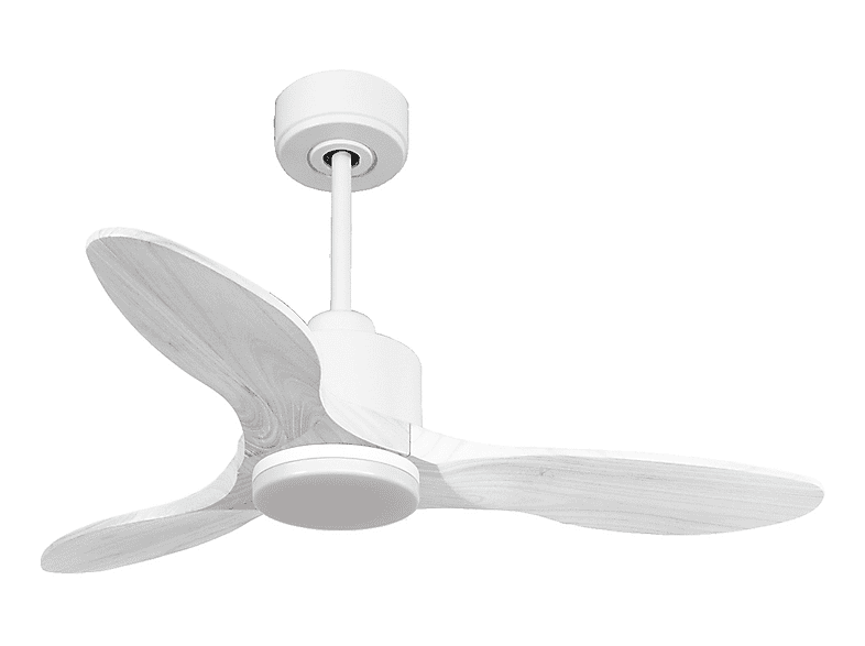 Ventilador de techo - Purline LimaD106C03LED64944, 18 W, 6 velocidades, Blanco
