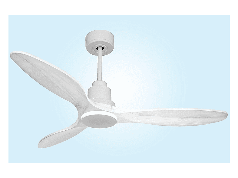 Ventilador de techo - Purline SantoriniD132C0464413, 6 velocidades, Blanco