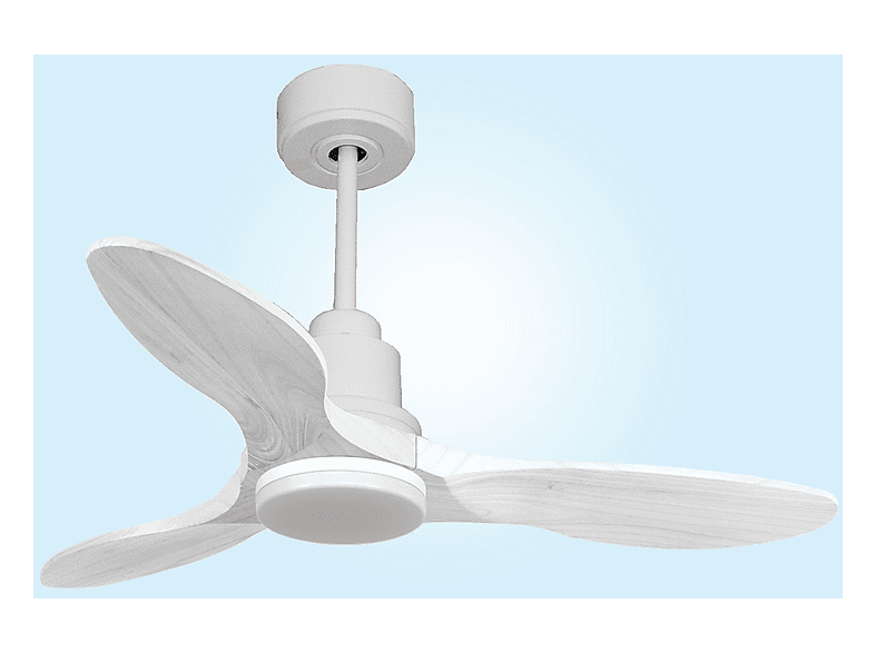 Ventilador de techo - Purline LimaD106C04LED64457, 18 W, 6 velocidades, Blanco