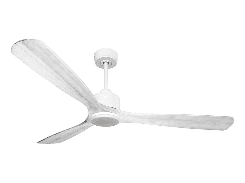 Ventilador de techo - Purline MadeiraD166C03LED64963, 18 W, 6 velocidades, Blanco