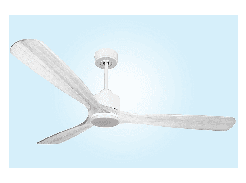 Ventilador de techo - Purline MadeiraD166C03LED64963, 18 W, 6 velocidades, Blanco