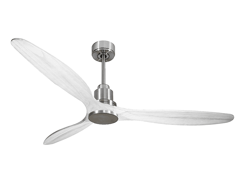 Ventilador de techo - Purline SalD166C0464493, 6 velocidades, Plata