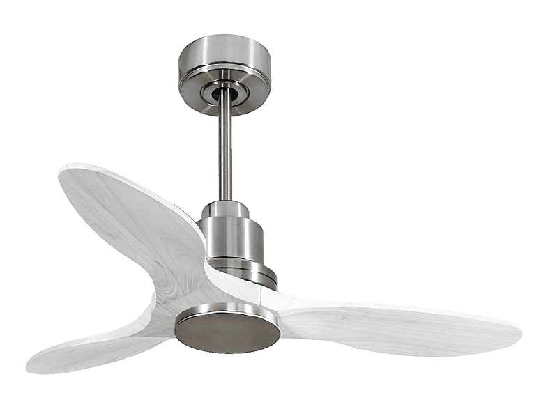 Ventilador de techo - Purline LimaD106C0464488, 6 velocidades, Plata