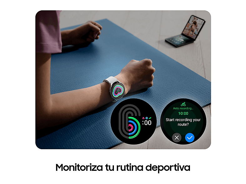Smartwatch - Samsung WATCH6 44MM LTE GRAPHITE, Aluminio, Grafito