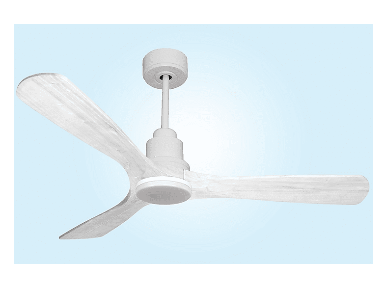 Ventilador de techo - Purline NusaD132C04LED66876, 18 W, 6 velocidades, Blanco