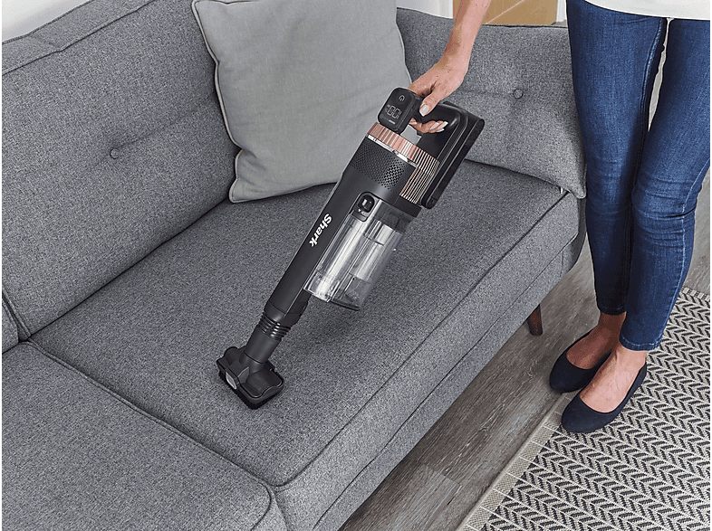 Aspirador escoba - Shark AKLBB1736116905, 80 W, Potencia de succión 130 W, Depósito 0,7 l, Autonomía 120 min, Negro