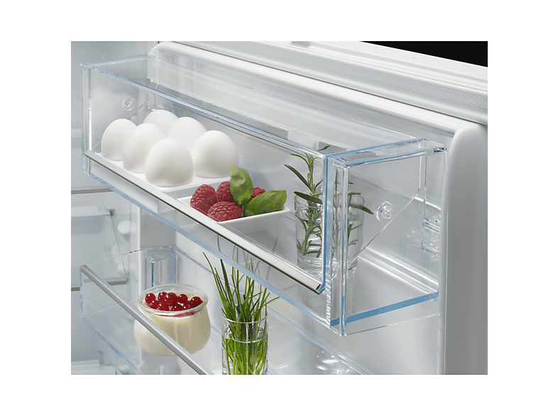 Frigorífico combi - AEG OSC7G181ES, No Frost, Ventilación radial, Congelador No Frost, Altura 177,2 cm, Capacidad 256 l, Blanco
