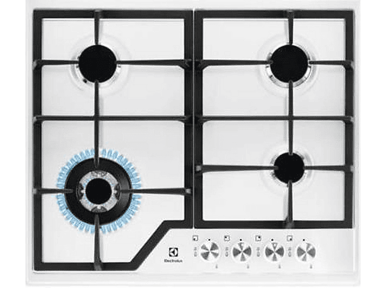 Placa de gas - Electrolux EGS6436WW, 4 zonas, 595 mm, Inox