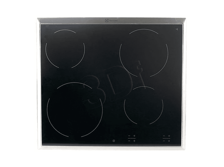 Placa de inducción - Electrolux EHF16240XK, 4 zonas, 576 mm, Negro