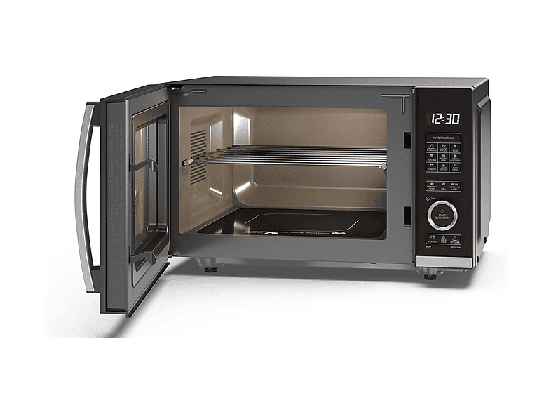 Microondas libre instalación - Sharp MICROONDAS LIBRE INST. SHARP YC-QG204AE-B SIN PLATO C/GRILL 20L, 800 W, 10 potencia, Inox
