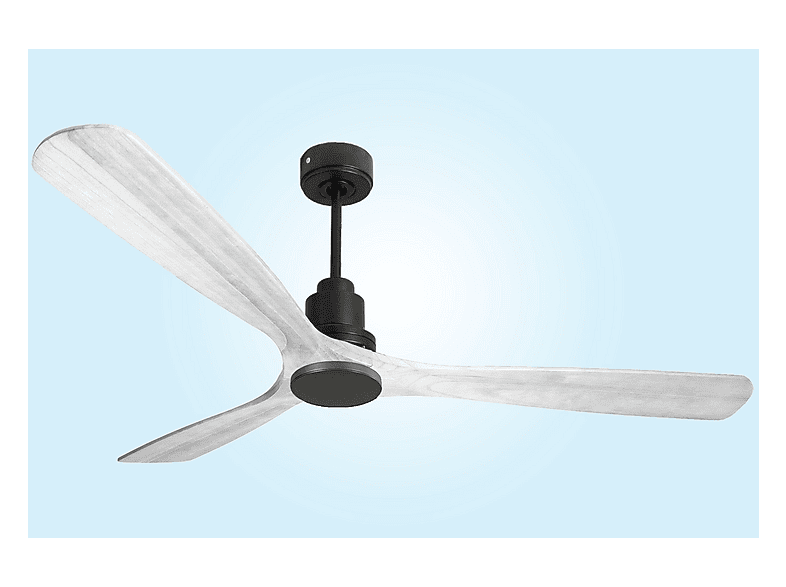 Ventilador de techo - Purline MadeiraD166C0464584, 6 velocidades, Negro