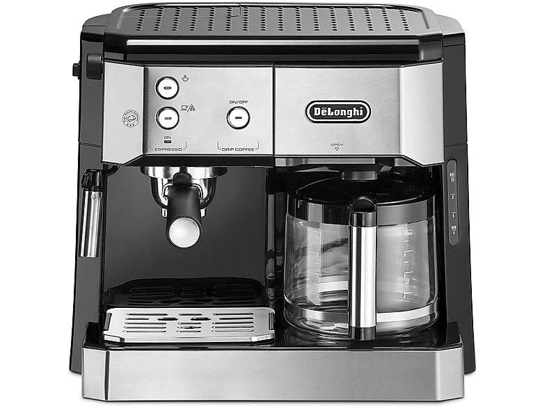 Cafetera express - Delonghi BCO 421.S, 15 bar, 1750 W, 10 tazas, Negro