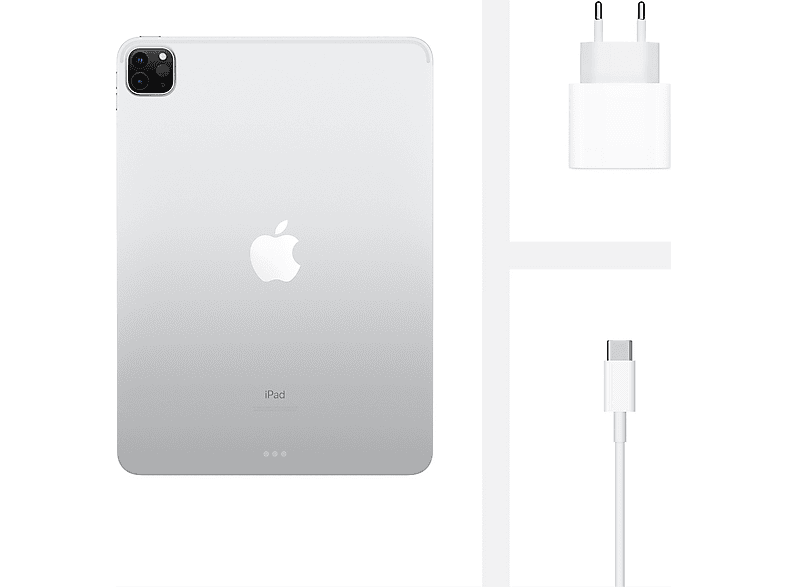 Tablet - Apple iPad Pro, 128 GB, Plata, 12,9 " Retina, 6 GB RAM, Apple, A12Z, Tablet iPadOS