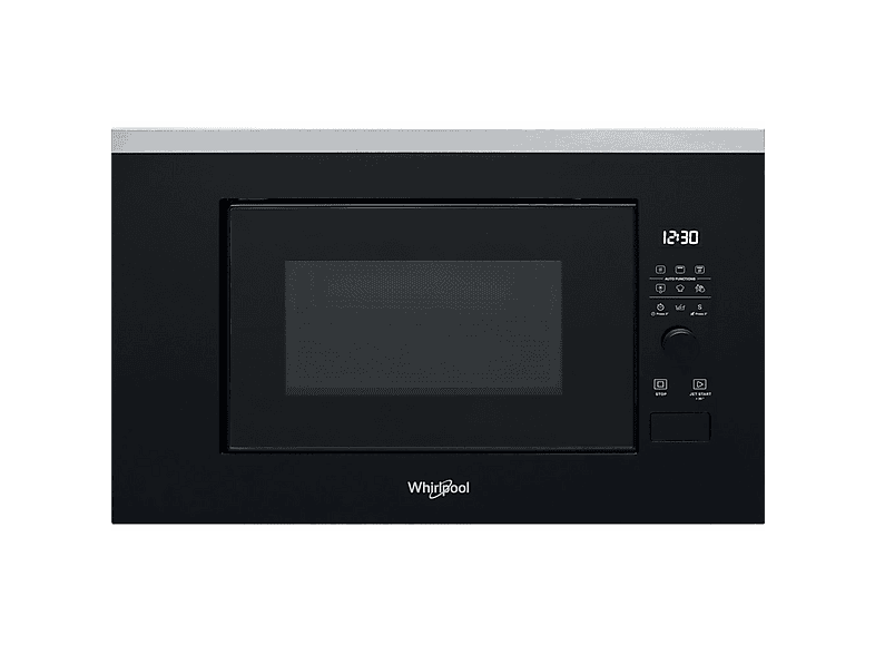 Microondas integrable - Whirlpool WMF200G, 1000 W, 20 l, Negro