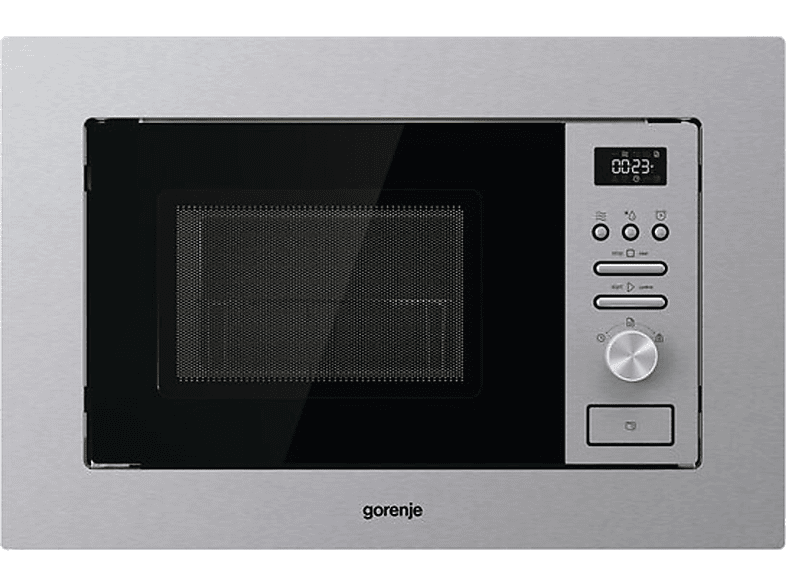 Microondas libre instalación - Gorenje 740247, 800 W, 5 potencia, 20 l, Negro
