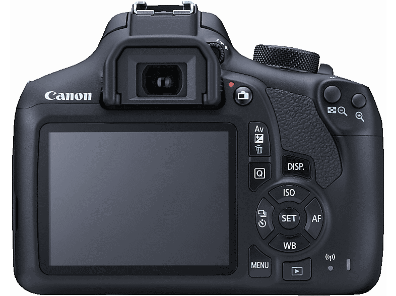 Cámara digital - Canon EOS 1300D EFS18-55 DC, 18 megapixel, Full HD 1080p, Negro