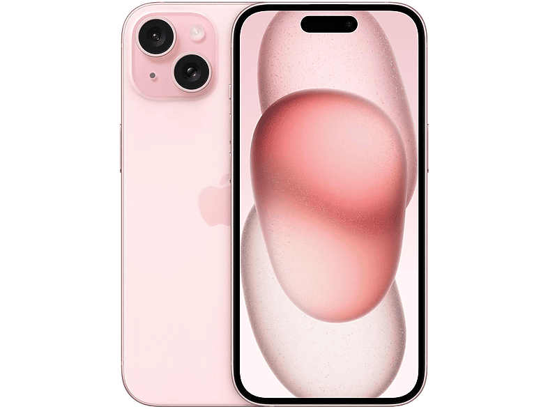 Smartphone - Apple iPhone 15, Rosa, Móvil iOS, 128 GB, 6 GB RAM, 6,1 " Super Retina XDR, Ceramic Shield, Recubrimiento oleofóbico, Anti-huellas