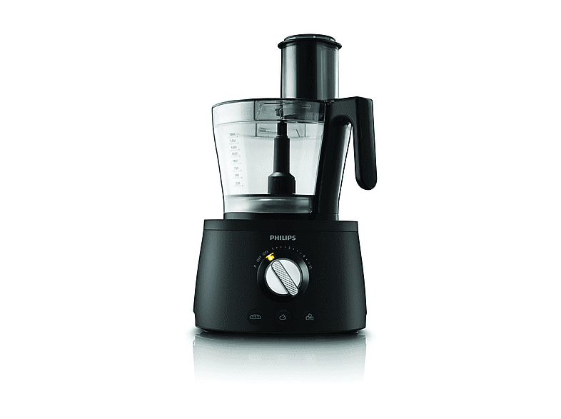 Procesadores de comida - Philips PHILHR777690, 1000 W, 3,4 l, Negro