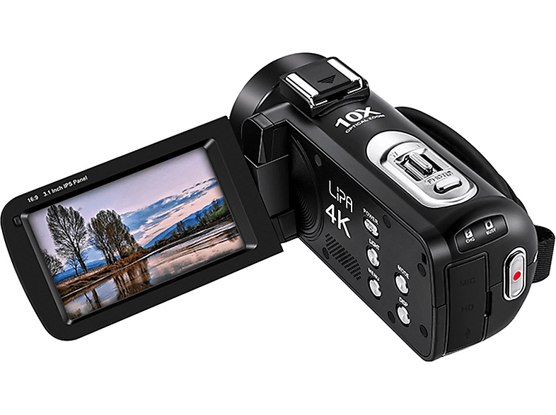 Videocámara - Lipa AD-C7 4K Cámara de Vídeo