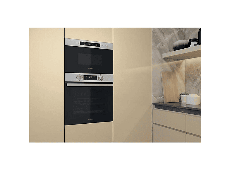 Microondas integrable - Whirlpool MBNA900X, 750 W, 4 potencia, 22 l, Inox