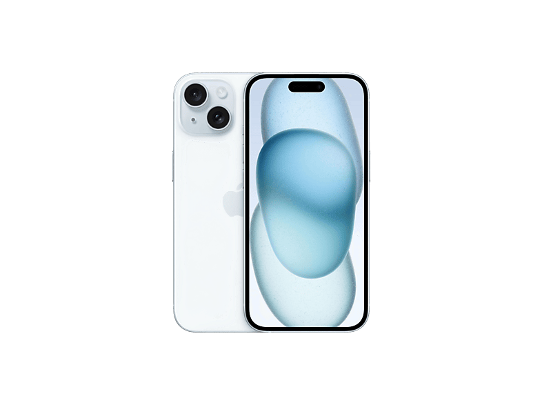 Smartphone - Apple iPhone 15, Blue, Móvil iOS, 128 GB, 6 GB RAM, 6,1 " Super Retina XDR, Ceramic Shield, Recubrimiento oleofóbico, Anti-huellas
