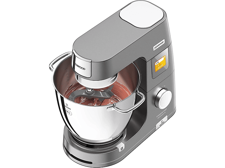 Amasadora - Kenwood 901603, 1400 W, 7 l, Plata