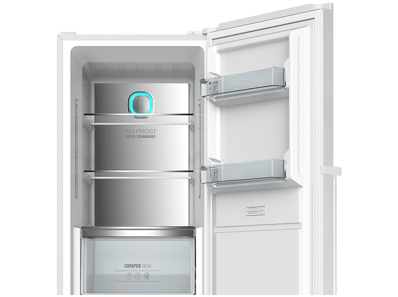 Congelador vertical - Honest HCV185W, No-Frost, Metal Cooling, A+++ (D), 185 cm, Blanco