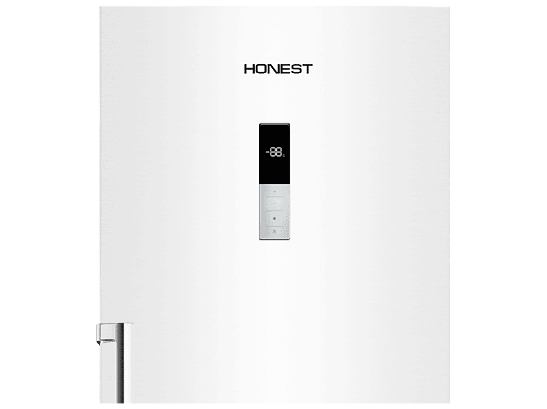 Congelador vertical - Honest HCV185W, No-Frost, Metal Cooling, A+++ (D), 185 cm, Blanco