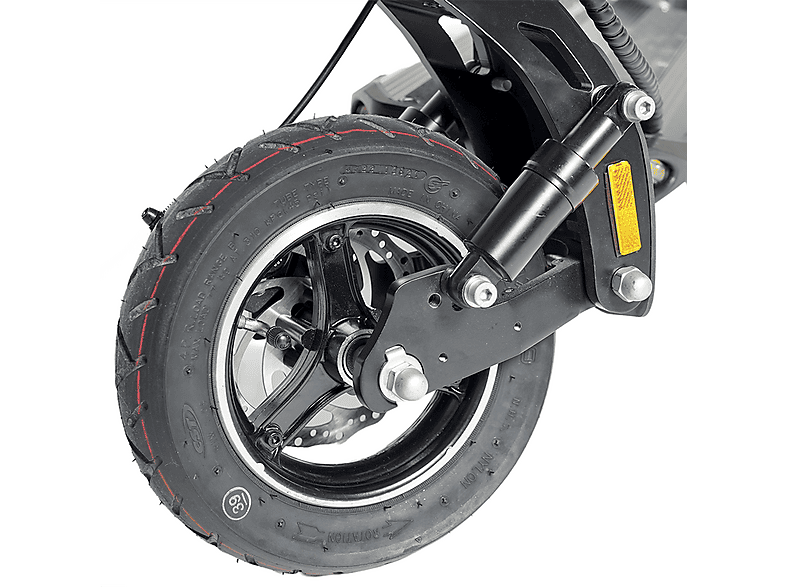 Patinete eléctrico - Skate Flash Urban Pro Homologado, Pot. máx. 1400 W, Carga máx. 120 kg, 50 km autonomía, 15600 mAh, Negro