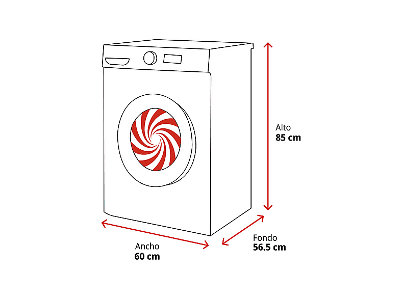 Lavadora secadora - LG F4DR6009A1W, 9 kg + 6 kg, Blanco
