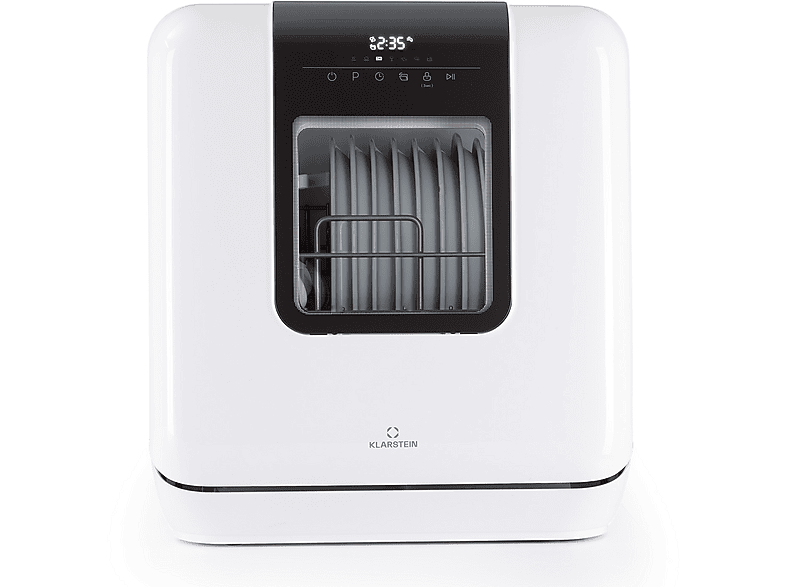 Lavavajillas compacto - Klarstein 10041183, 7 programas, 42,0 cm, Blanco