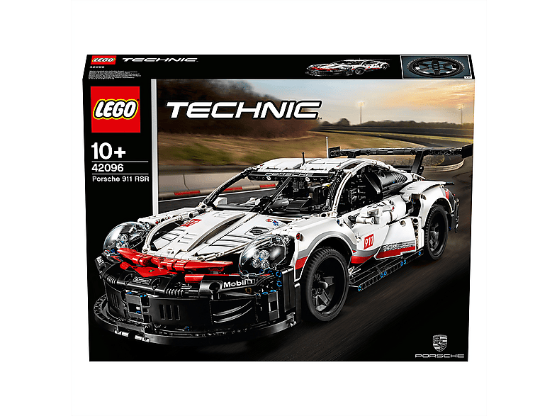 Juego de construcción - LEGO Kit de construcción de maqueta de coche de juguete LEGO Technic 42096 Porsche 911 RSR (1580 piezas), 1 piezas