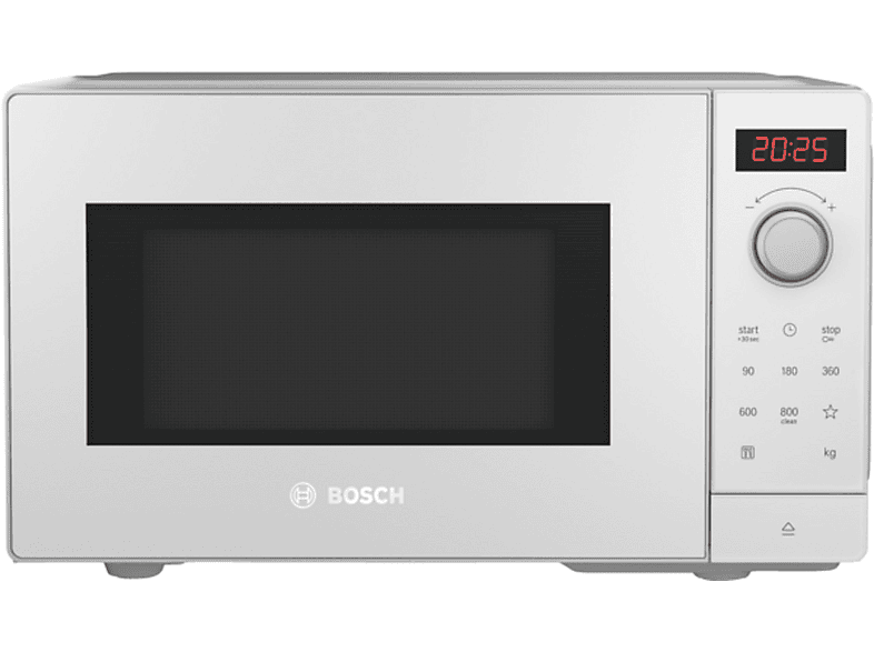 Microondas libre instalación - Bosch AKLBB1529720861, 800 W, 5 potencia, 20 l, Blanco