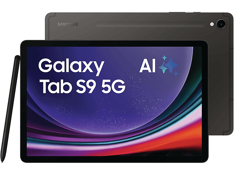 Tablet - Samsung SM-X716BZAAEUB, 128 GB, Gris, 11 " WQXGA, 8 GB RAM, Snapdragon 8 Gen 2, Tablet Android