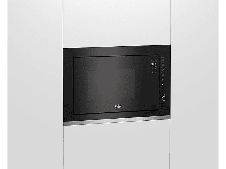 Microondas libre instalación - Beko BMGB25333X 25L, 900 W, 5 potencia, Acero Inoxidable