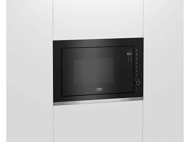 Microondas libre instalación - Beko BMGB25333X 25L, 900 W, 5 potencia, Acero Inoxidable
